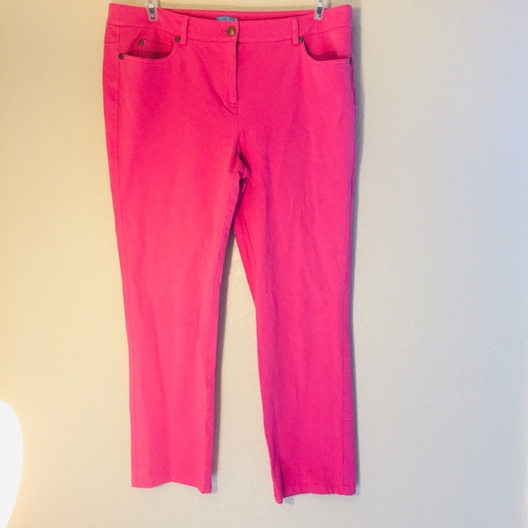 COPY - 🔥Plus sz J.McLaughlin Pink Jeans sz 14 - Picture 1 of 4